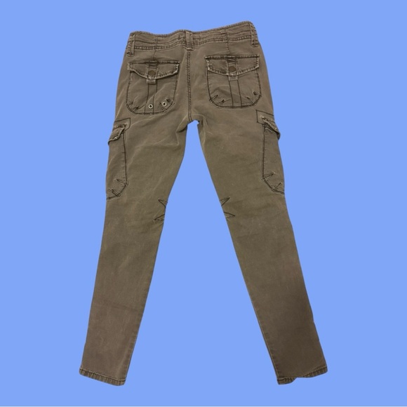 Stylish Free People Cargo Pants in Dark Gray - Picture 2 of 5